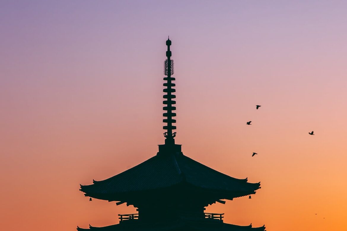Sunset in Kyoto