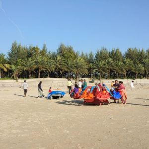 playground on the parki sea beach