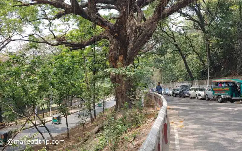 two storey road at crb chittagong