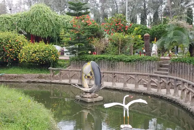 artificial lake at butterfly park bangladesh