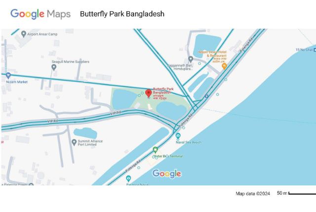 butterfly park map