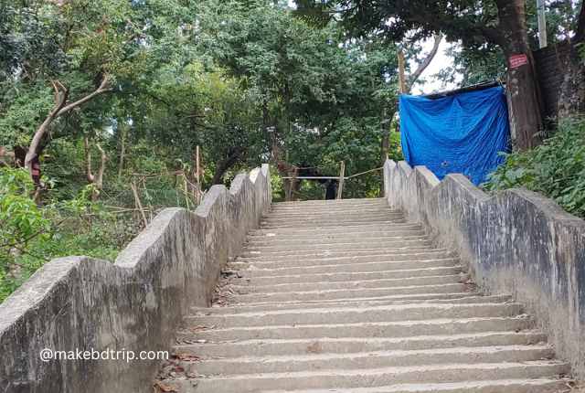 chandranath hill steps