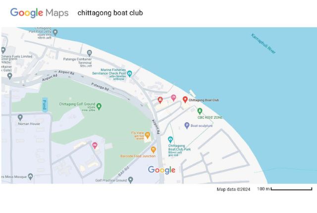 chittagong boat club map