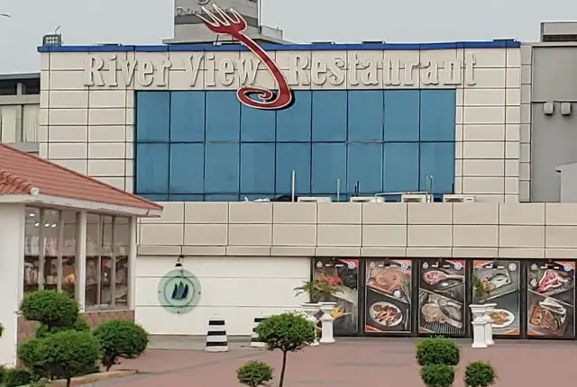 river view restaurant at chittagong boat club