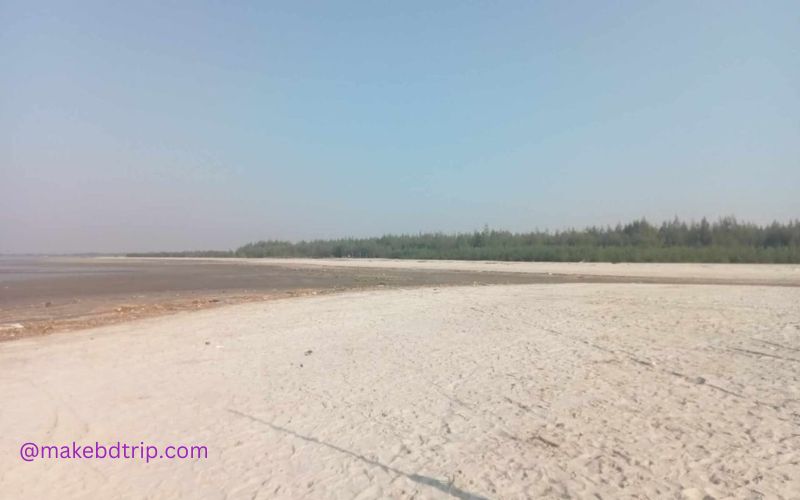 sandy beach at kuakata sea beach